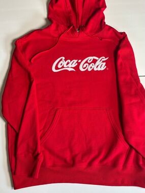 Coca Cola Red Crewneck Pullover Sweatshirt